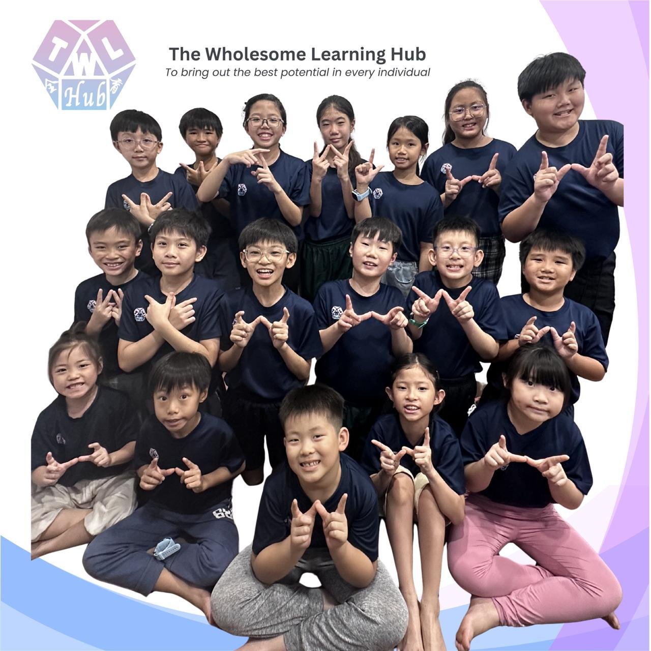 The Wholesome Learning Hub students